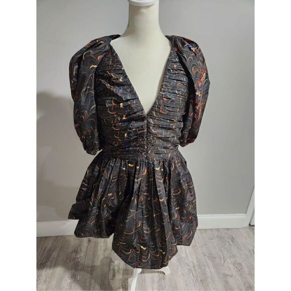 ULLA Johnson Gwen Printed Minidress Size 10 NWT - Picture 8 of 9